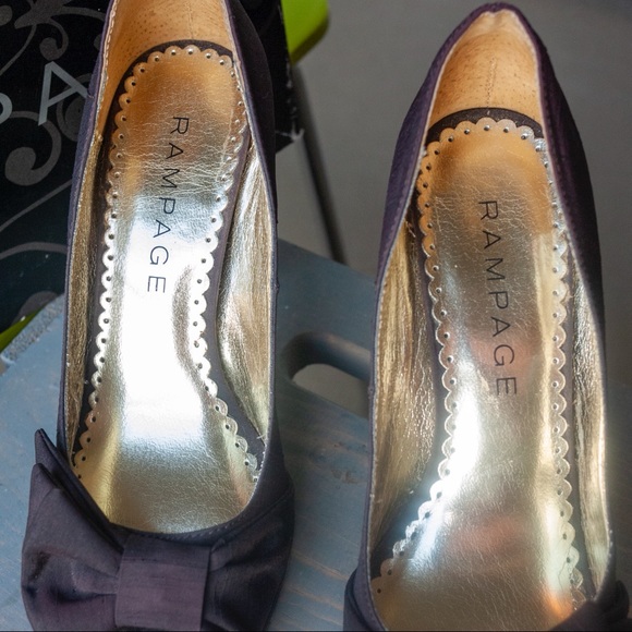 Rampage Dark Purple Pumps - Size 7.5M - Picture 6 of 10